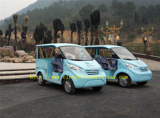 Chiny Niebieski 5 elektryczny elektryczny samochód pasażerski Elektryczny wózek golfowy do patrolu bezpieczeństwa publicznego dostawca