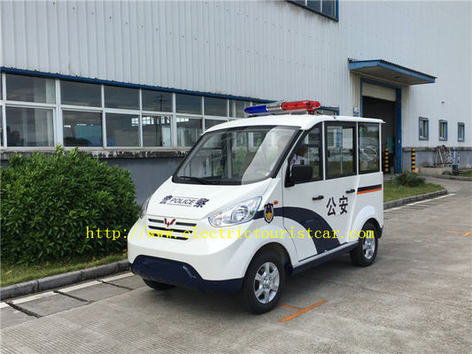 Chiny Białe wózki golfowe zasilane elektrycznie 48 woltów, czterokołowy samochód elektryczny z drzwiami dostawca