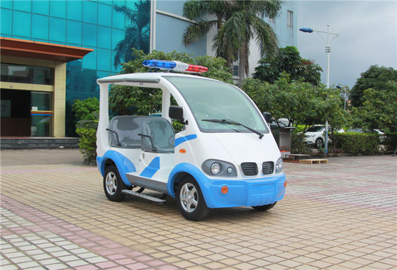 Chiny Niebieski / biały elektryczny samochód golfowy z toplight z włókna szklanego 4 miejsca na ośrodek dostawca