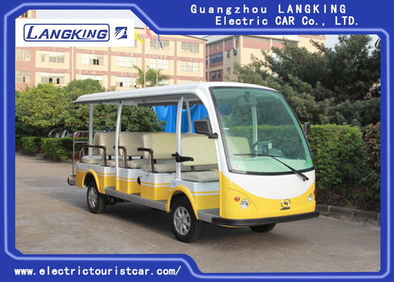Chiny Zielony / biały, rdzewiejący autobus elektryczny, zwiedzanie autobusem 1 rok gwarancji dostawca