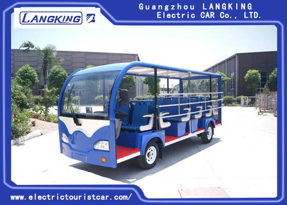 Chiny 23 miejsca Elektryczny samochód Shuttle High With Impact z włóknem szklanym Body &amp;amp; Roof 8 ~ 10h Czas ładowania dostawca