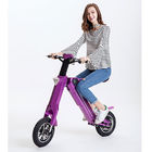 350w Motor Fold Up Electric Scooter , Portable Electric Scooter With Bluetooth Speaker