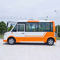 Modowe pomarańczowe białe wózki elektryczne, 30 km / h Electric City Bus For Park dostawca