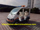 Elektryczny samochód patrolowy / wózki golfowe Cztery pasażerowie Miękkie siedzenie 48V / 3KW silnik prądu stałego dla lotniska / szkoły dostawca