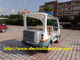 Elektryczny samochód patrolowy / wózki golfowe Cztery pasażerowie Miękkie siedzenie 48V / 3KW silnik prądu stałego dla lotniska / szkoły dostawca