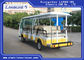 Zielony / biały, rdzewiejący autobus elektryczny, zwiedzanie autobusem 1 rok gwarancji dostawca