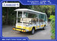 Zielony / biały, rdzewiejący autobus elektryczny, zwiedzanie autobusem 1 rok gwarancji dostawca