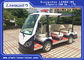 Zatwierdzenie CE 48-woltowy samochód elektryczny, elektryczne pojazdy patrolowe 8-miejscowy wygodny dostawca