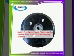Fabryka Cztery koła Elektryczne części samochodowe z widokiem do przedniego bębna hamulcowego z łożyskiem