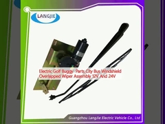 Elektryczne części do golf buggy City Bus Windshield Overlapped Wiper Assembly 12V i 24V