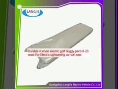 Wytrzymałe 4 koła elektryczne części buggy golfowe 8-23 siedzenia Dla elektrycznych samochodów zwiedzania miękkie siedzenie