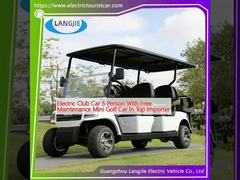 Elektryczny samochód klubowy 6 osób z bezpłatną konserwacją Mini Golf Car w Top Importer