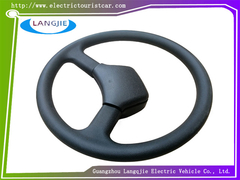 Koło kierownicze ze skóry Marshella z konstrukcją antypoślizgową dla samochodów turystycznych