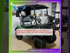 Club Car Precedent Golf Cart AC Motor 2 miejsc Elektryczny Golf Car Z Akumulatorem Do Resort Car