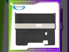 EZGO TXT Matka podłogowa Golf Cart Przeciwpoślizgowa Czarna gumowa podłogowa Matka pełna pokrycie podłogowa