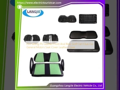 Gorąca sprzedaż PU Skóra przednia i tylna Golf Cart Club Samochód General Motors Siedzenie Cover Skóra Cover