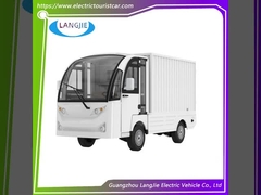 2 pasażerowiec 48V Elektryczny wózek bagażowy z silnikiem AC i skrzynką ładunkową Niska prędkość