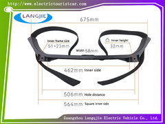 TXT Zadnia torba fotelika z założoną torbą piłkową