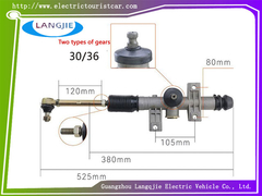 Elektryczny wózek golfowy LVTONG Sightseeing Car Koło kierownicze