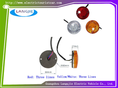 Marshell Electric Sightseeing And Patrol Cars Z 8cm LED Zwracaj tylne światła