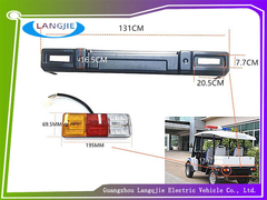 Światła tylnych zderzaków Marshella są używane w czterokołowych elektrycznych samochodach turystycznych i patrolowych