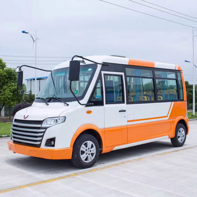 Chiny Modowe pomarańczowe białe wózki elektryczne, 30 km / h Electric City Bus For Park dostawca