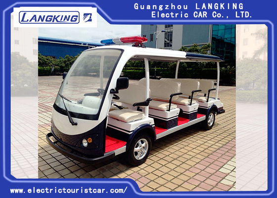 Chiny 11 Seater 72V / 5,5KW Elektryczny pojazd elektryczny Patrol Pojazd elektryczny z dużym światłem na górze dostawca