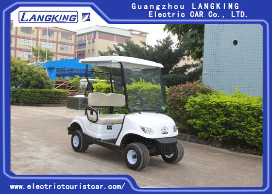 Chiny 2 osoby Mini elektryczne wózki golfowe ze światłem / zmotoryzowany Golf Buggy z Cargo Box dostawca