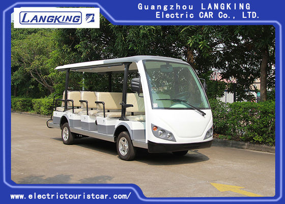 Chiny Mały samochód elektryczny, 14 osób Elektryczny autobus turystyczny Max.Speed ​​28 km / h dostawca