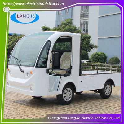 Dobra cena. Biały 2-osobowy elektryczny samochód dostawczy AC 48V Elektryczne pojazdy użytkowe dla fabryki w Internecie