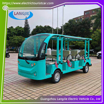 Dobra cena. 7.5kW silnik AC 11 miejsc Elektryczny samochód turystyczny Maksymalna prędkość 30km/h dla transportu publicznego w Internecie
