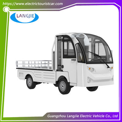 Dobra cena. Biały 2-osobowy elektryczny furgonetka dostawcza 5KW z sterownikiem silnika AC dla ośrodków i hoteli w Internecie