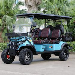 Dobra cena. Luxury 6 Seater Electric Golf Cart with 72V/48V Lithium Battery 40km/h Max Speed and 80km Range w Internecie