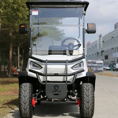 Dobra cena. 4 Seats Electric Golf Cart With Cargo Box 48V Maintenance-Free Battery And High-Strength Chassis w Internecie