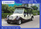 8-osobowy wózek golfowy samochód z podstawowymi / elektrycznymi klasycznymi samochodami dla parku / hotelu dostawca