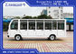 Czterokołowy elektryczny autobus wahadłowy 23 miejsca z silnikiem prądu przemiennego drzwi / elektryczny autobus szynowy dostawca