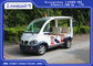 Białe elektryczne pojazdy bezpieczeństwa Patrol System 48 V DC z małym górnym światłem / 4-miejscowy samochód wycieczkowy dostawca