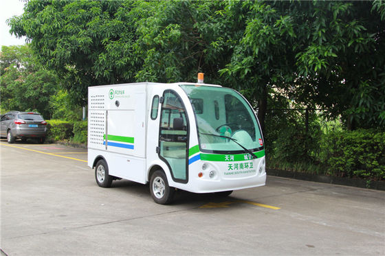 Małe pojazdy elektryczne Utility 2 miejsca Sanitation Car With Door Using Road Sweeper