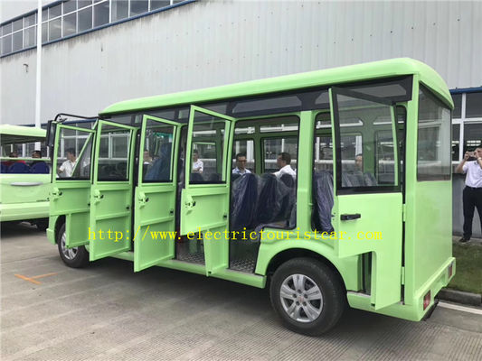 18 miejsc Electric Sightseeing Bus, School Shuttle Bus z drzwiami 30 Km / H