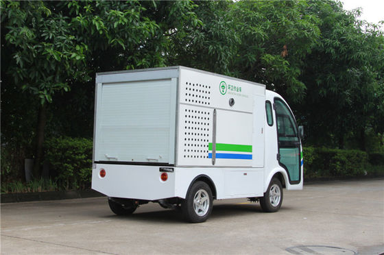 Małe pojazdy elektryczne Utility 2 miejsca Sanitation Car With Door Using Road Sweeper