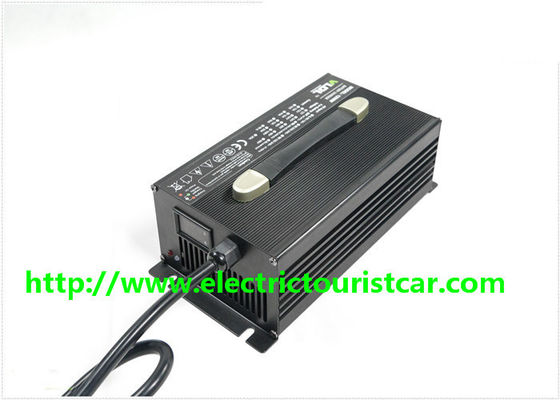 Czarna obudowa Klasyczna elektryczna ładowarka samochodowa 48V 25A 260 * 150 * 90 Mm