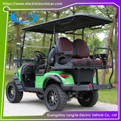 Nowy projekt Opcja koloru Elektryczne wózki golfowe 4 miejsc 48V Elektryczny samochód klubowy Energia Zielony samochód