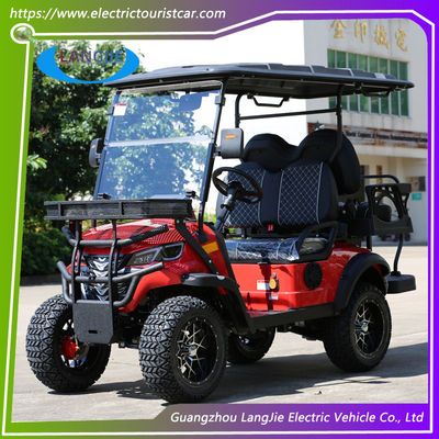 Klasyczny design Elektryczny samochód golfowy 4 miejsca AC Motor Golf Cart Komfortowe fotele dla hotelu