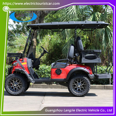 Klasyczny design Elektryczny samochód golfowy 4 miejsca AC Motor Golf Cart Komfortowe fotele dla hotelu