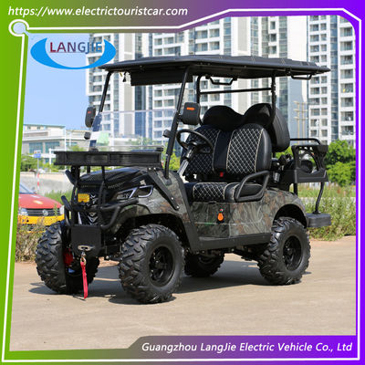4 koła Elektryczny wózek golfowy Samochód z półką na torby golfowe 5KW Elektryczny skuter Golf Buggy