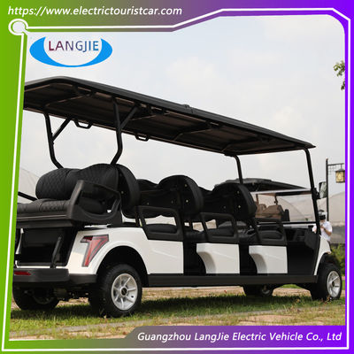 4 Koła AC Motor Buggy Golf Cart Z 48V suchym akumulatorem 8 Pasażerski Golf Cart Dla Hotelu