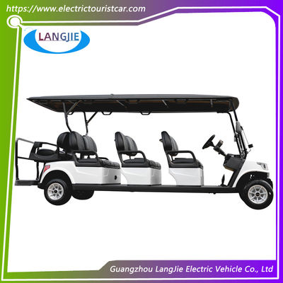 8 pasażerskich wózków golfowych 5 kW AC MOTOR Buggy Golf Cart For Resort And Village