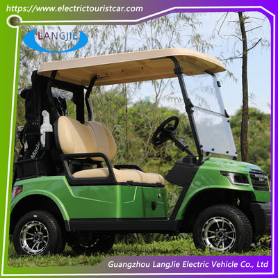 Bezpieczeństwo Elektryczny Golf Buggy 2-miejscowy Elektryczny Samochód AC Motor Z Bezpłatną Akumulacją Kwasów