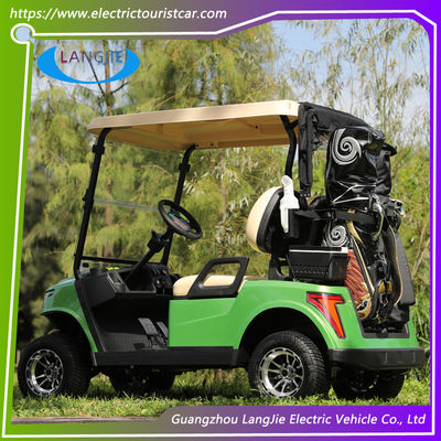 Bezpieczeństwo Elektryczny Golf Buggy 2-miejscowy Elektryczny Samochód AC Motor Z Bezpłatną Akumulacją Kwasów