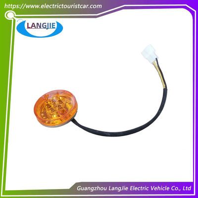 Światła tylne LED, światła hamulcowe Światła okrągłe Marshell Orange 12V Stop Indicator Światła Akcesoria do wózków golfowych